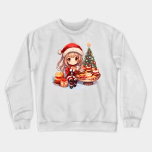 Christmas With Your Favorite Anime Crewneck Sweatshirt